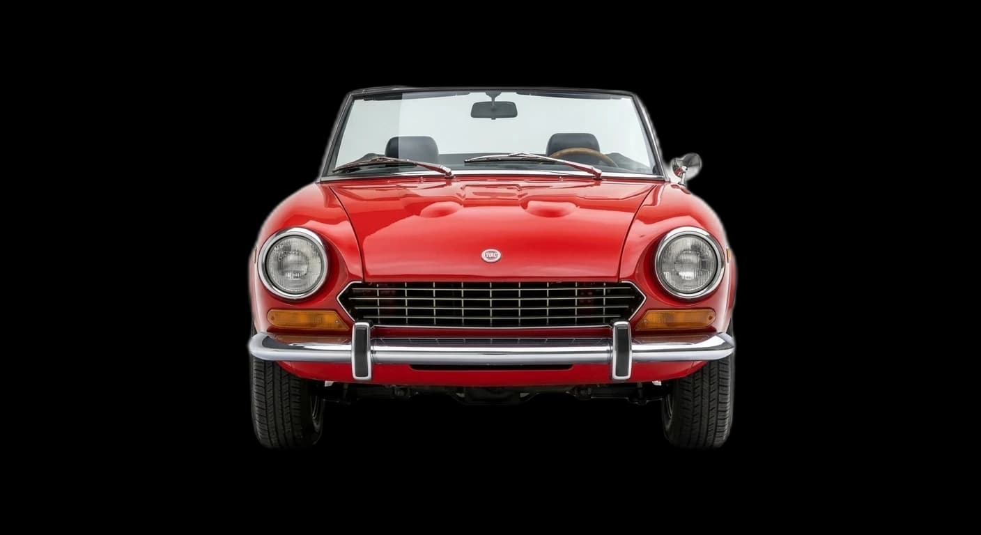 Fiat 124 Sport Spider 1966 - Front view