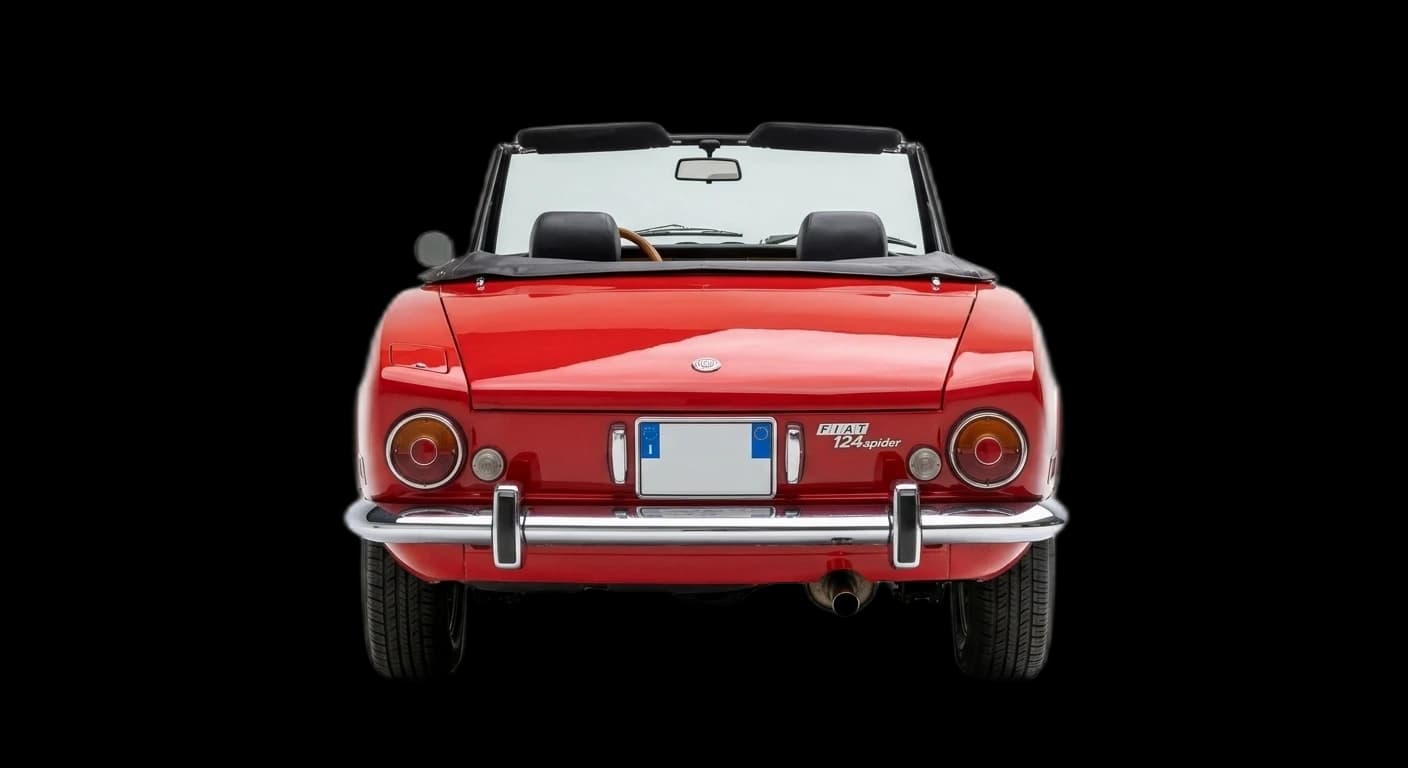 Fiat 124 Sport Spider 1966 - Rear view