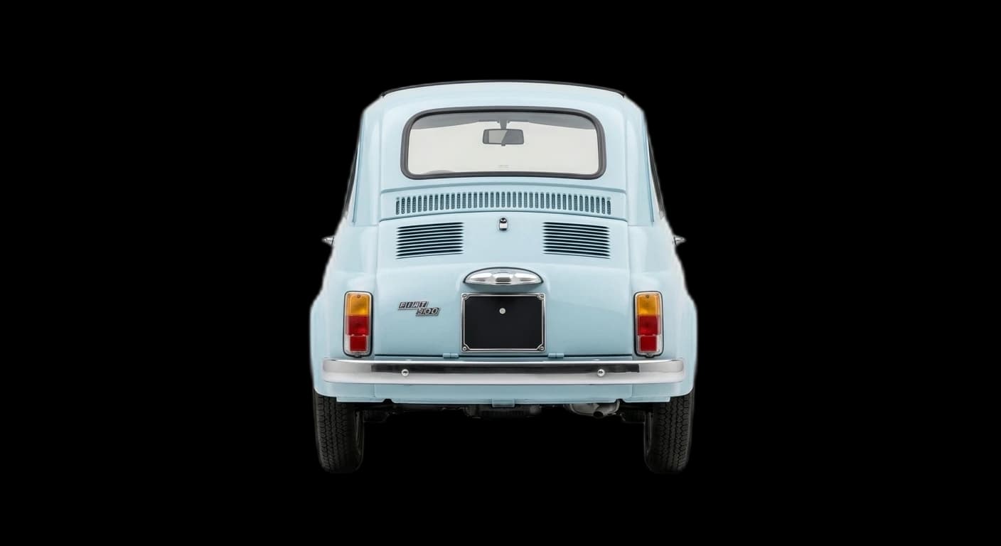 Fiat 500 (Nuova) 1957 - Rear view