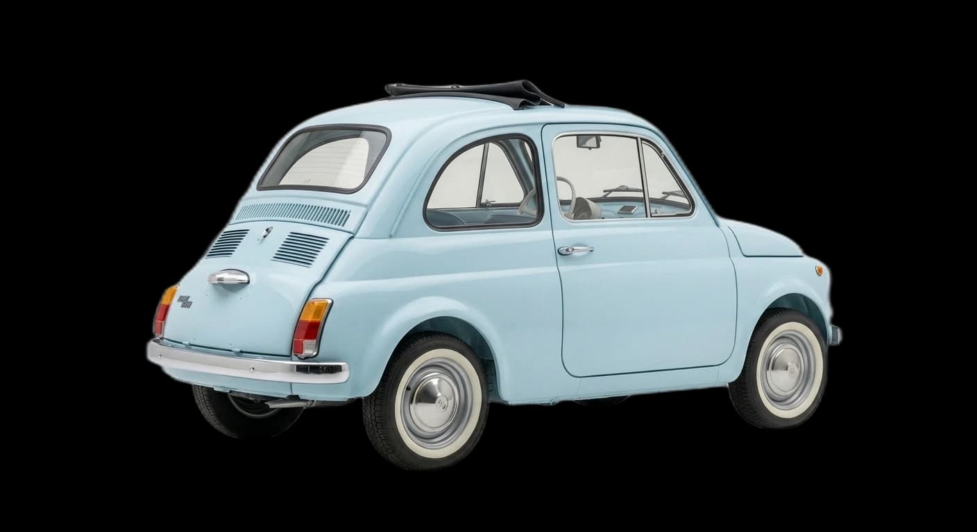 Fiat 500 (Nuova) - Rear 3/4