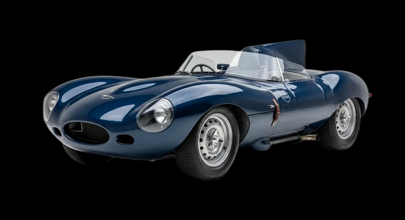 Jaguar D-Type - Front 3/4