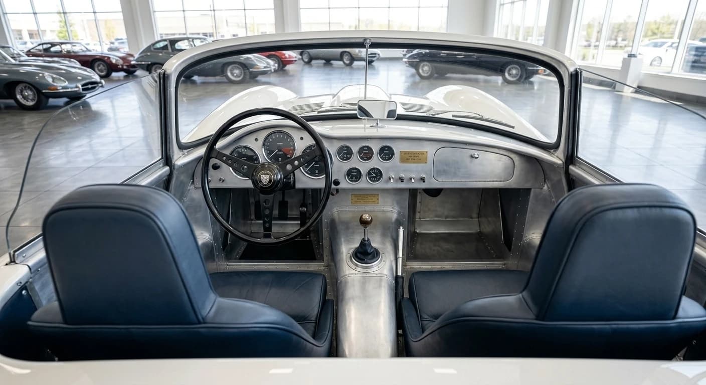 Jaguar D-Type 1954 - Interior view