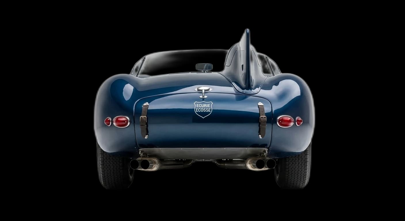 Jaguar D-Type 1954 - Rear view