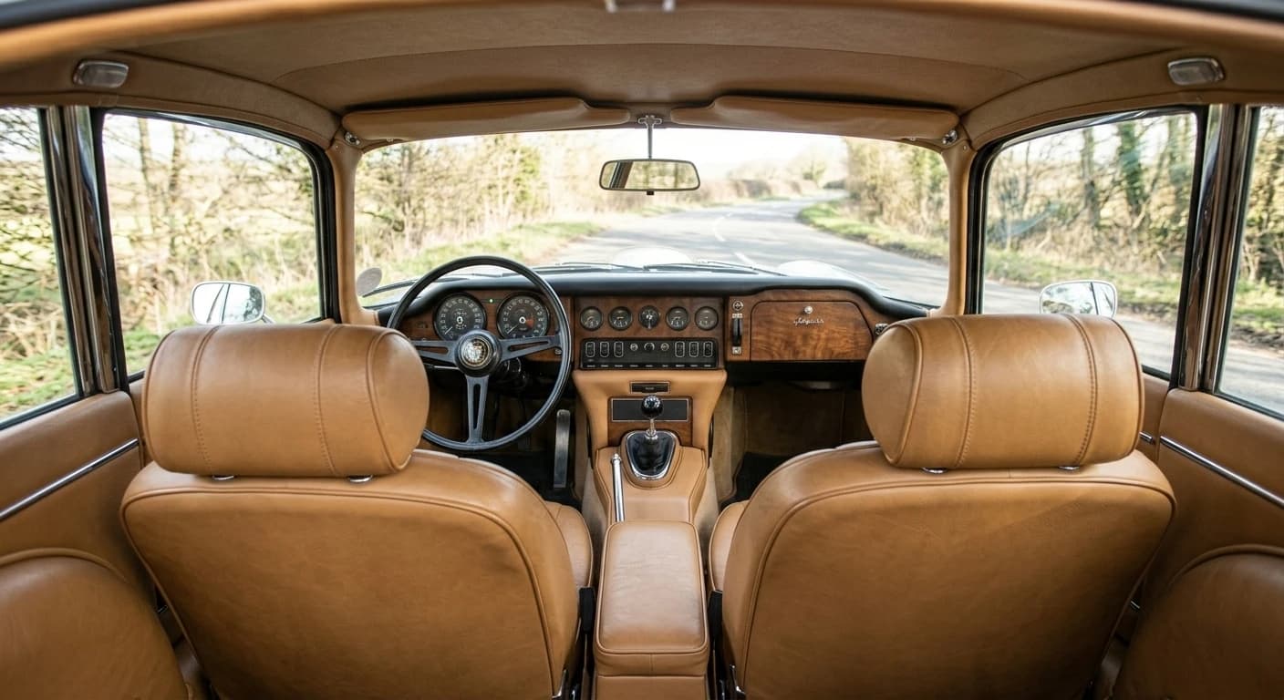 Jaguar E-Type Series 3 V12 1971 - Interior view