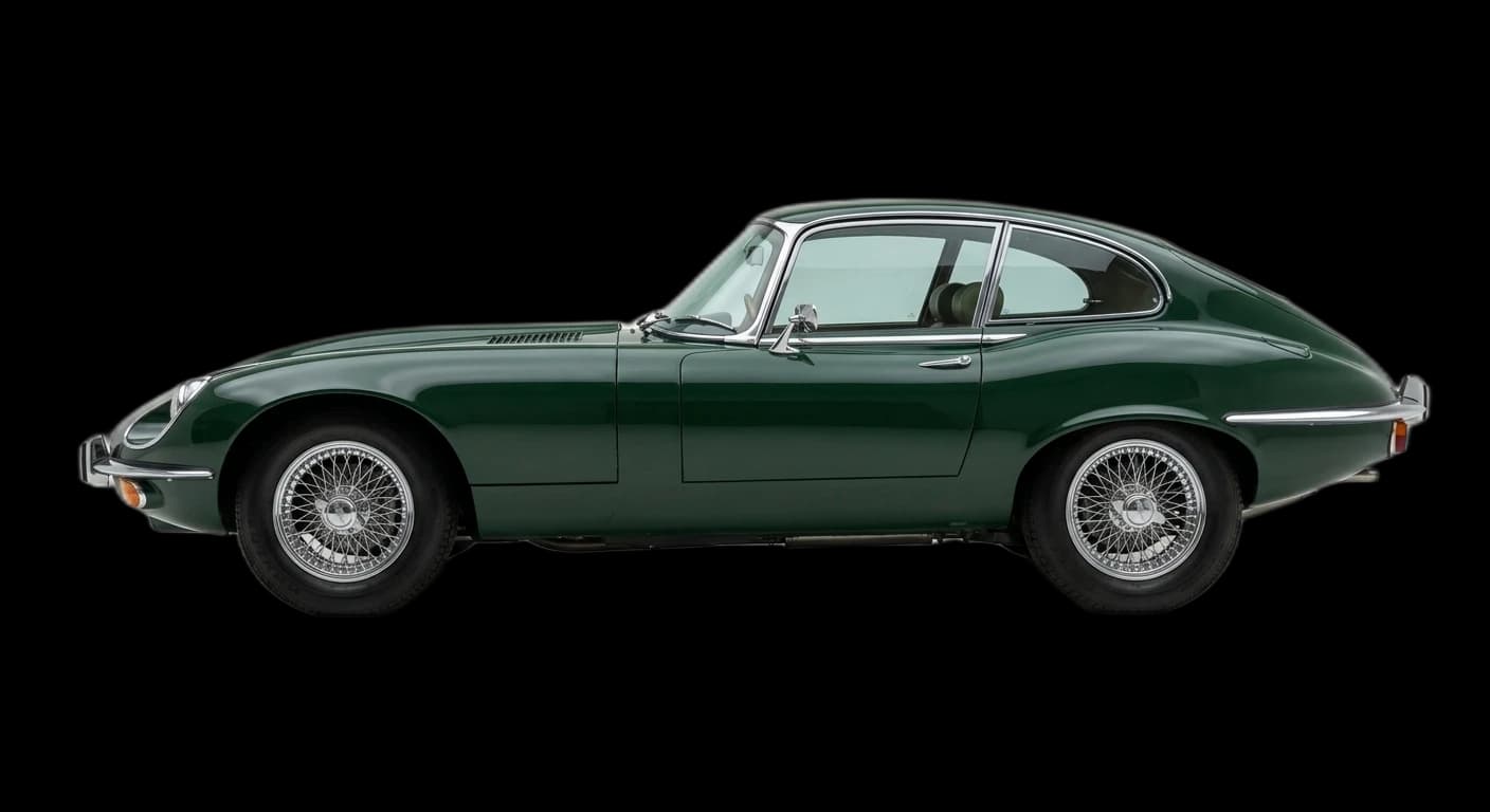 Jaguar E-Type Series 3 V12 1971 - Side view