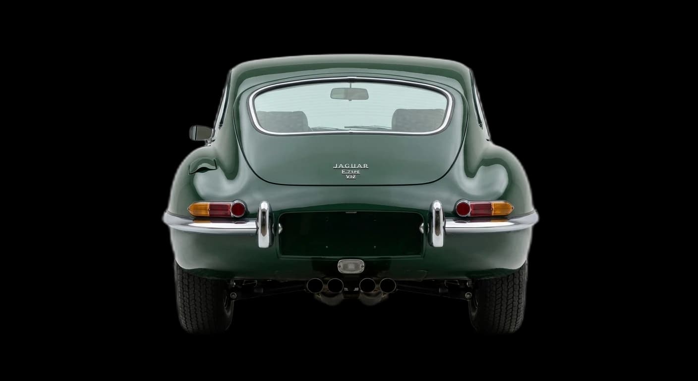 Jaguar E-Type Series 3 V12 1971 - Rear view