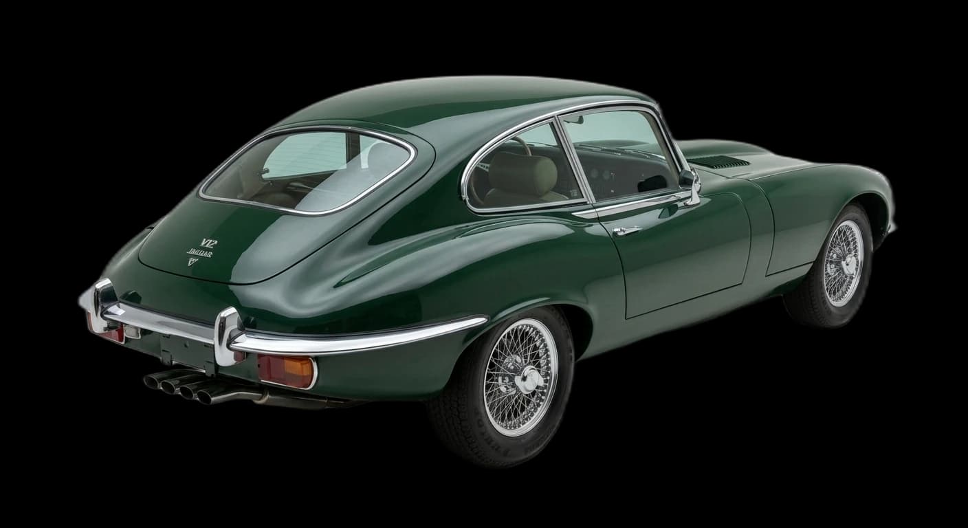 Jaguar E-Type Series 3 V12 1971 - Rear 3/4 view