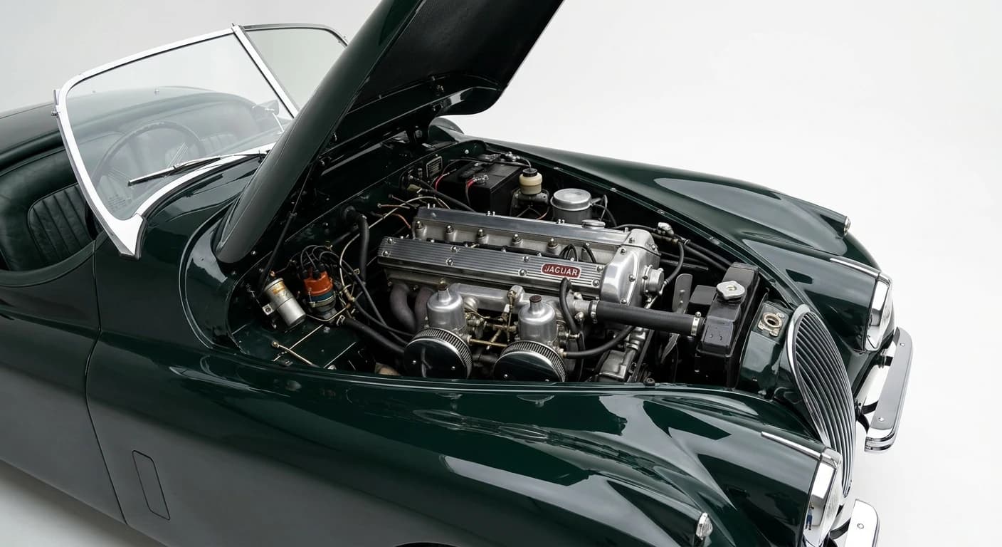 Jaguar XK120 - Engine Bay