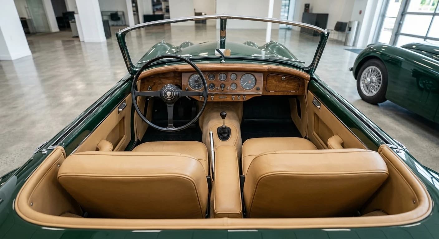 Jaguar XK120 1948 - Interior view