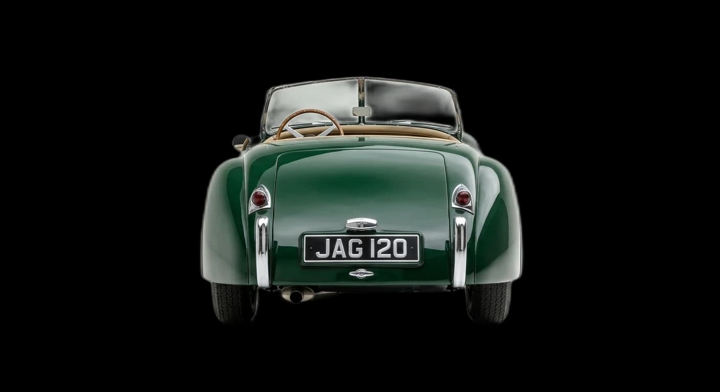 Jaguar XK120 1948 - Rear view