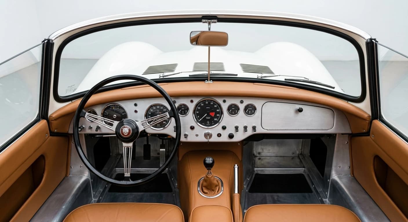Jaguar XKSS 1957 - Dashboard view