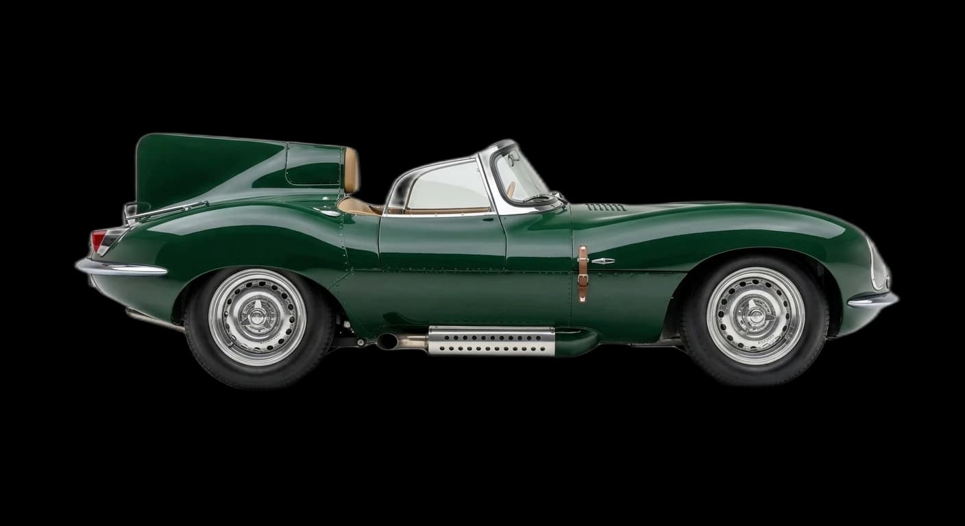 Jaguar XKSS 1957 - Side view