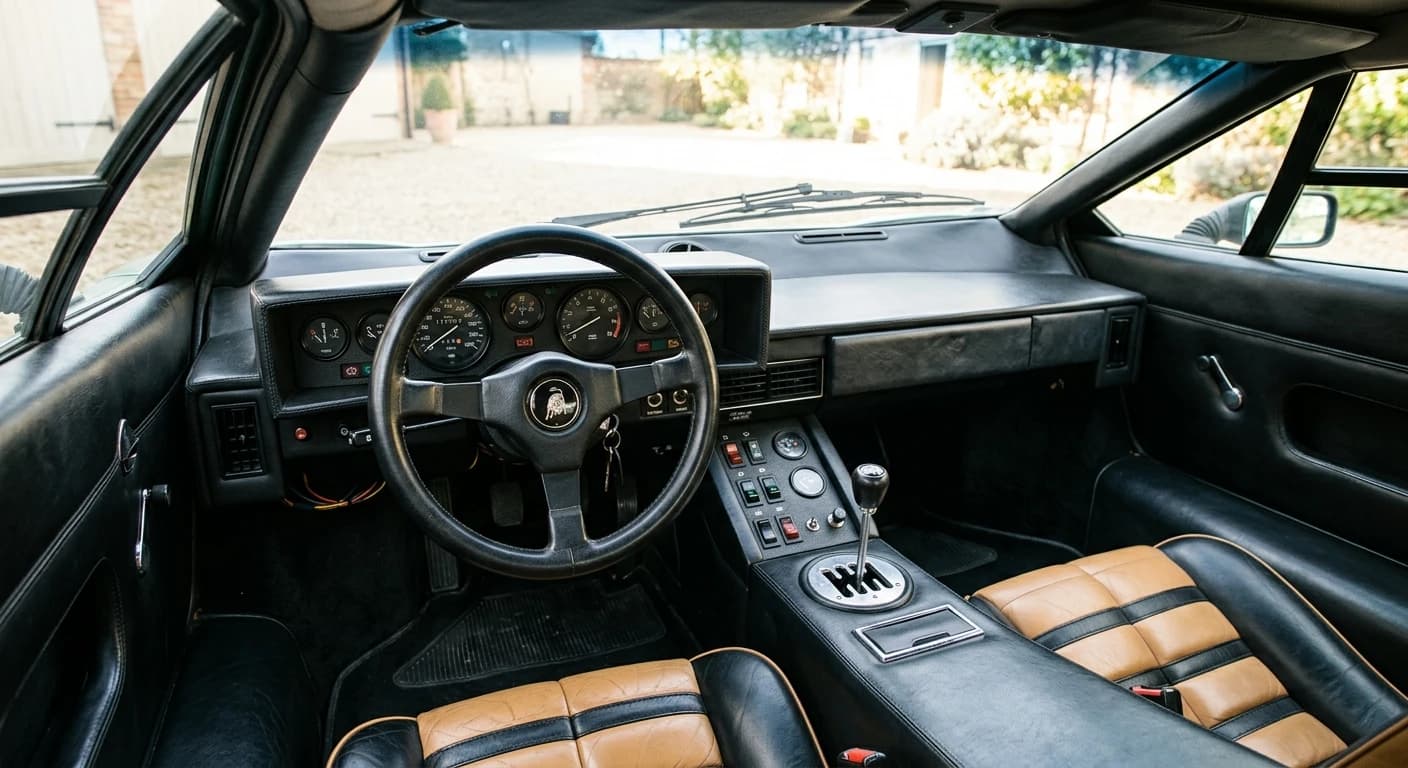 Lamborghini Countach LP400 1974 - Dashboard view