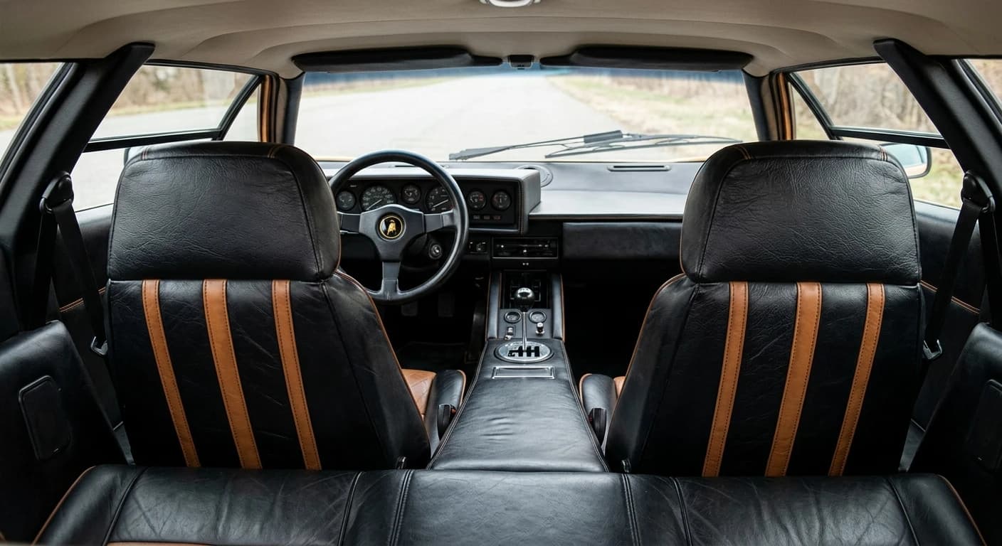 Lamborghini Countach LP400 1974 - Interior view