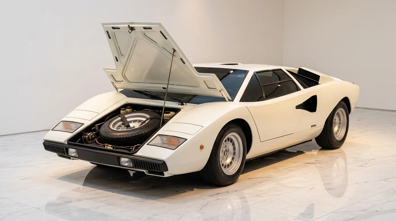 Lamborghini Countach LP400 - Trunk