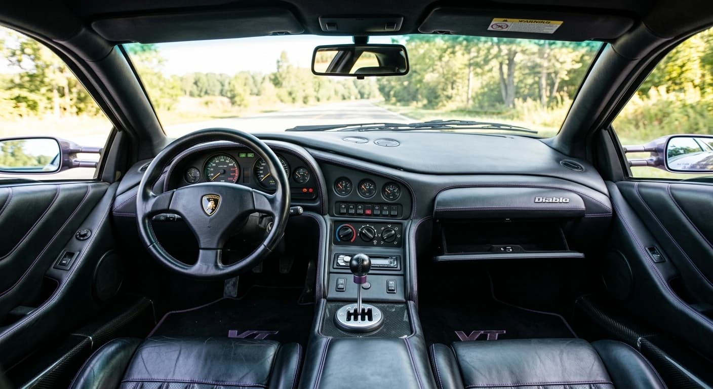 Lamborghini Diablo VT 1993 - Dashboard view