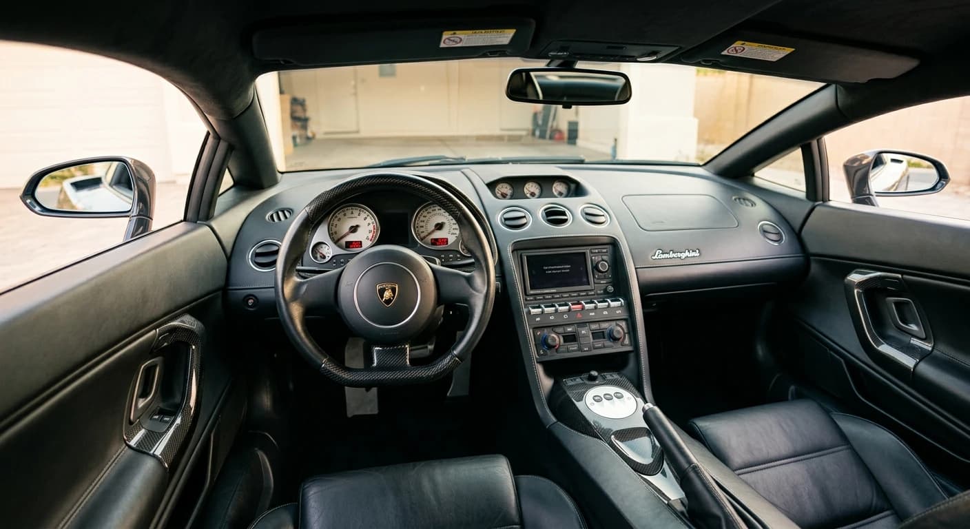 Lamborghini Gallardo 2003 - Dashboard view