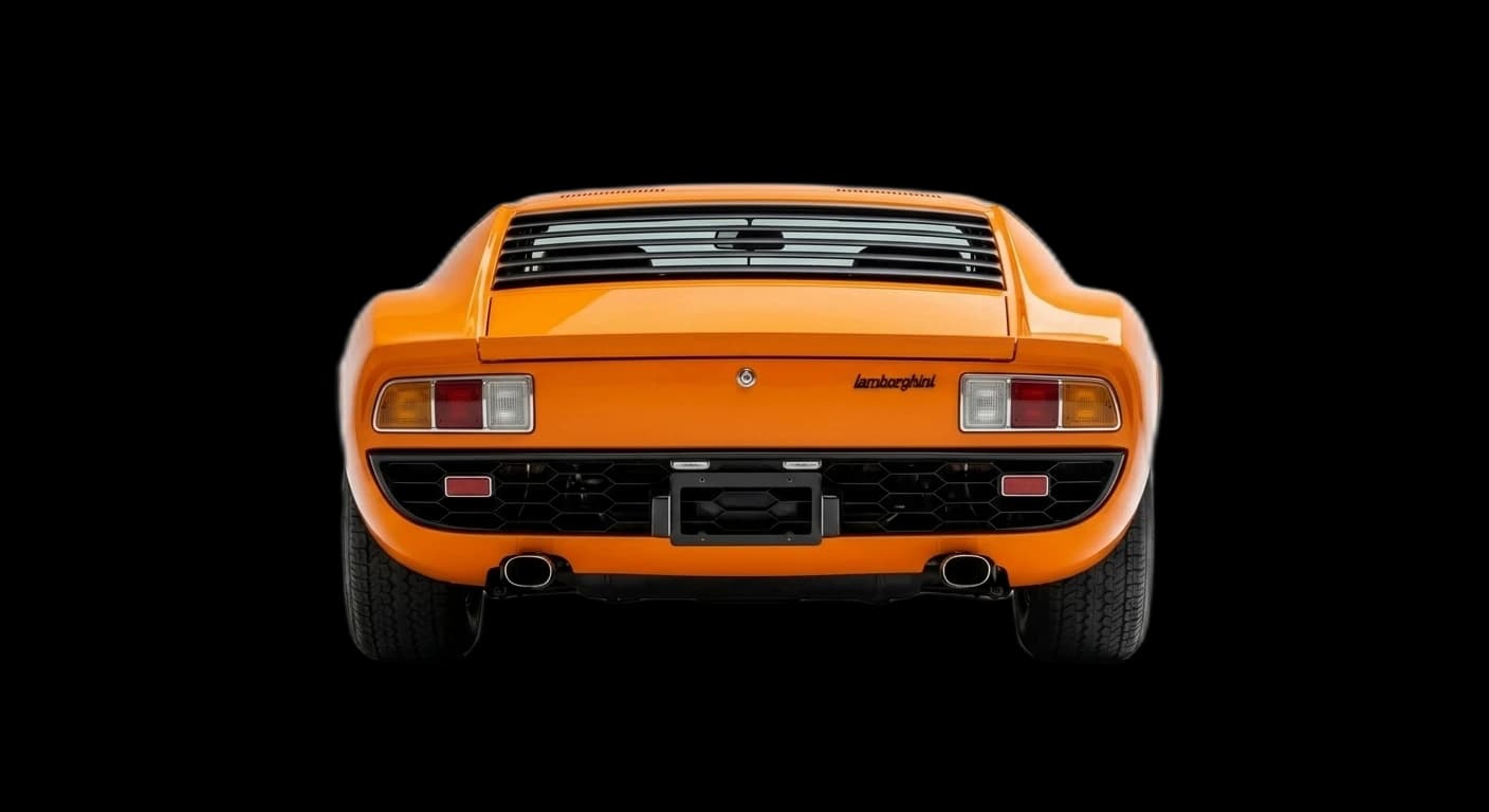 Lamborghini Miura P400 1966 - Rear view