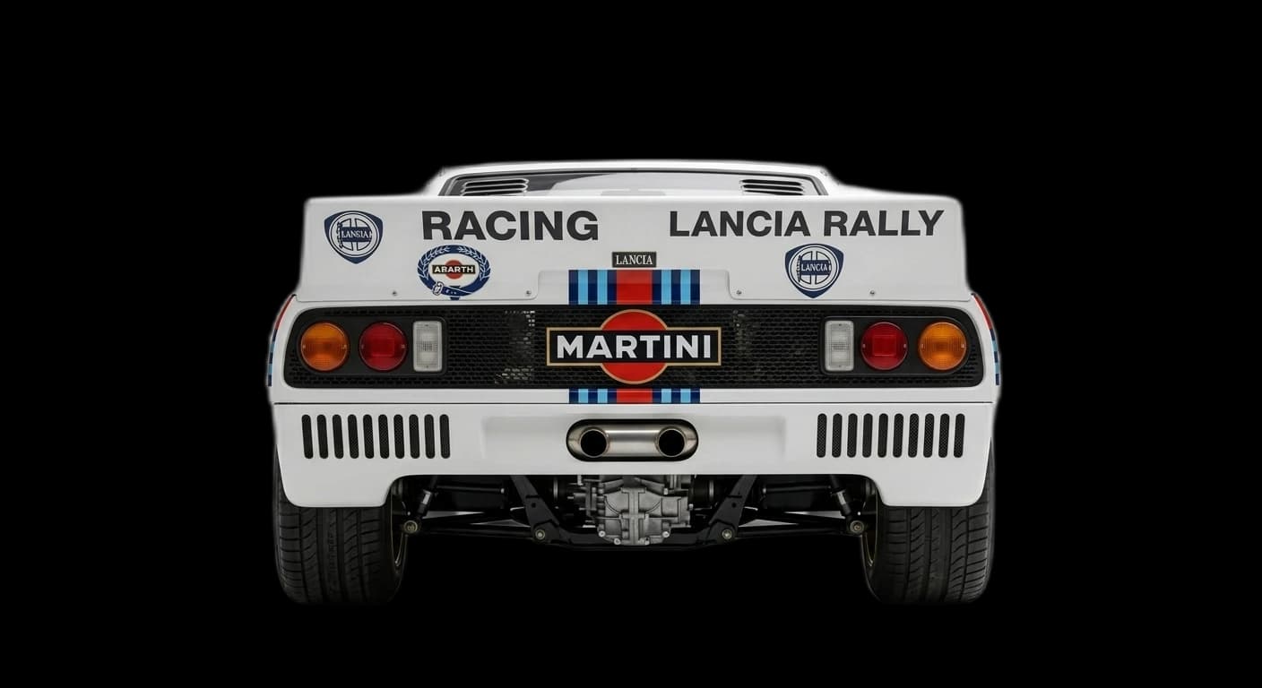 Lancia 037 Rally 1982 - Rear view