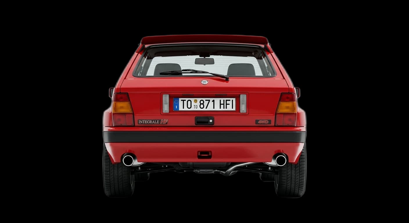 Lancia Delta HF Integrale 1987 - Rear view