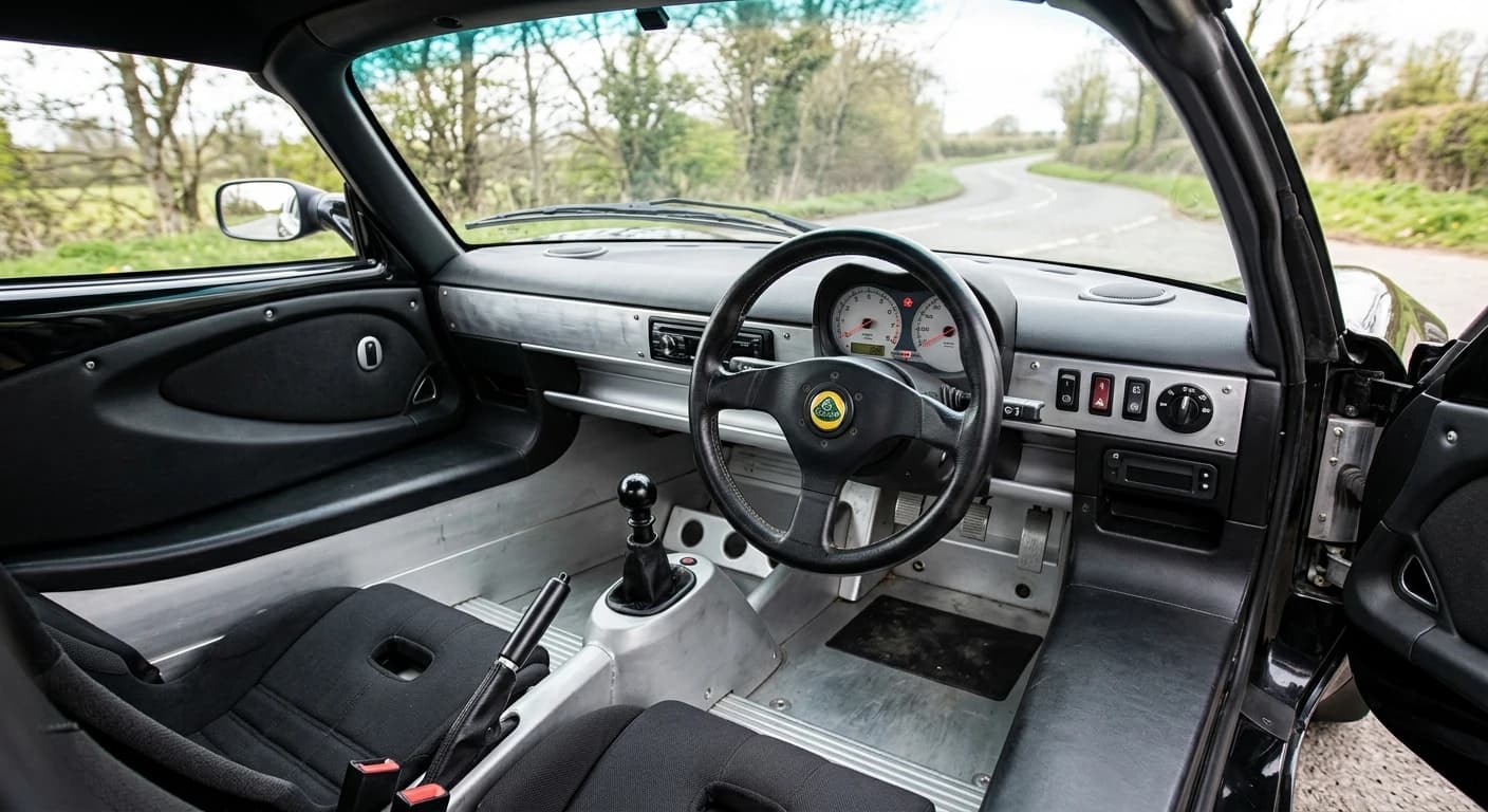 Lotus Elise (S1) 1996 - Dashboard view