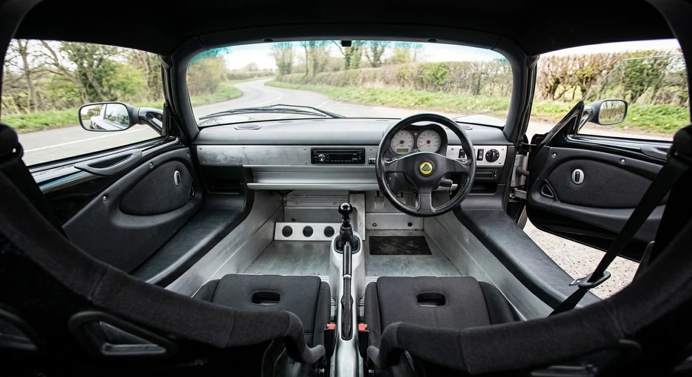 Lotus Elise (S1) 1996 - Interior view