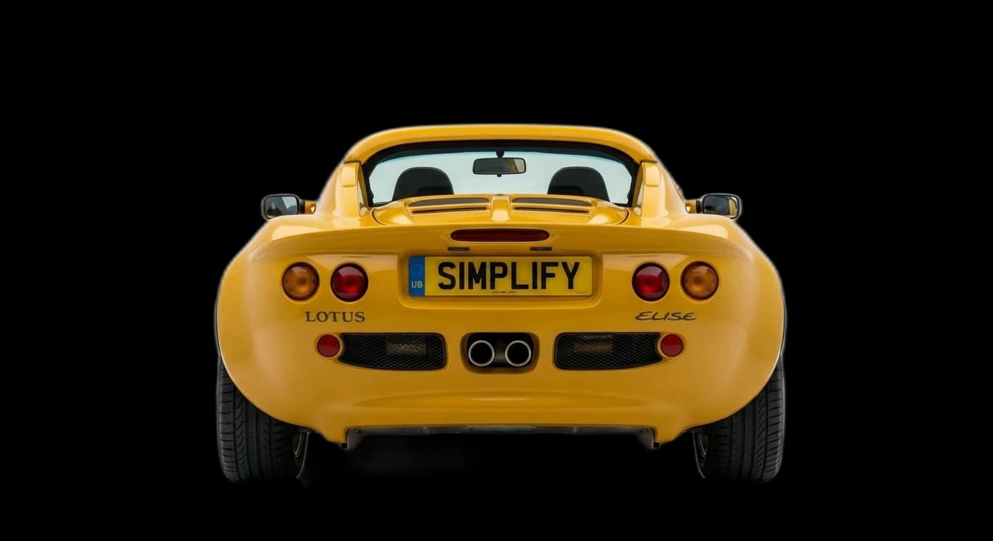 Lotus Elise (S1) 1996 - Rear view