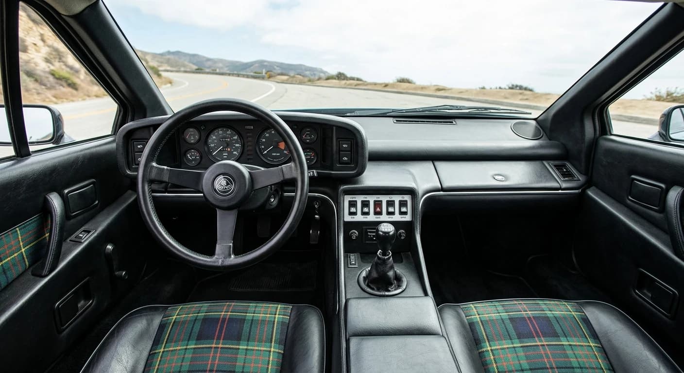 Lotus Esprit S1 1976 - Dashboard view