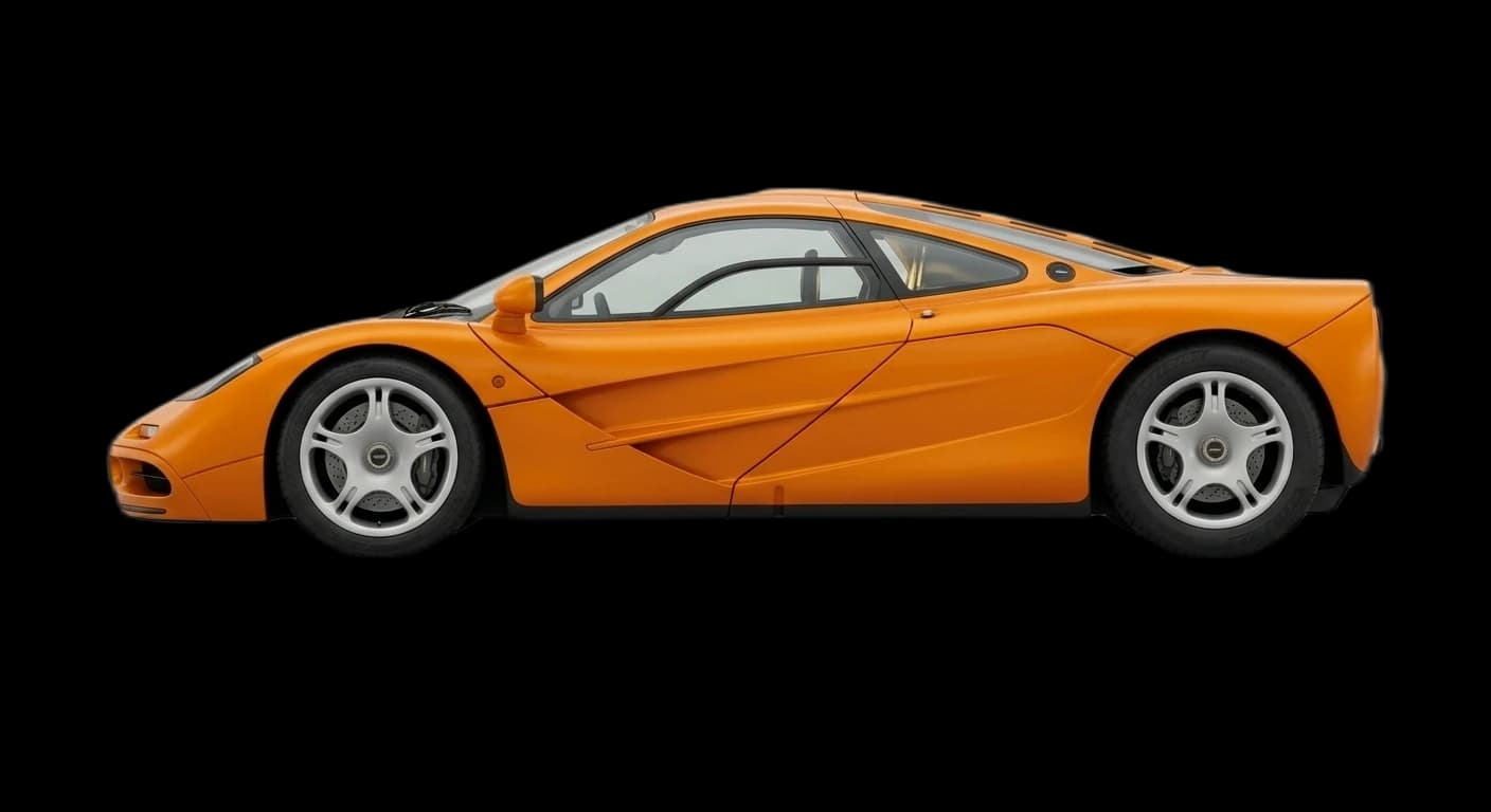 McLaren F1 1992 - Side view
