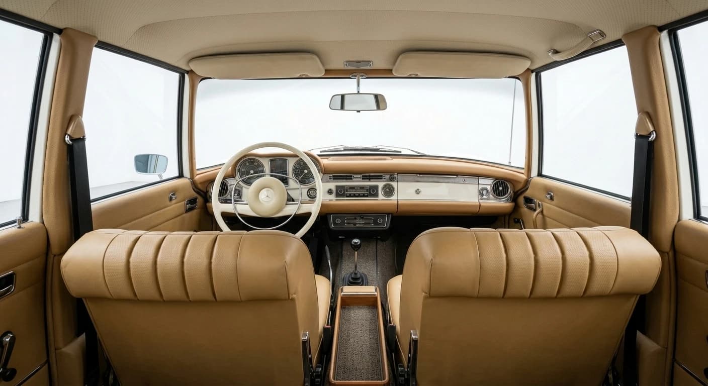 Mercedes-Benz 280 SL (Pagoda) 1963 - Interior view