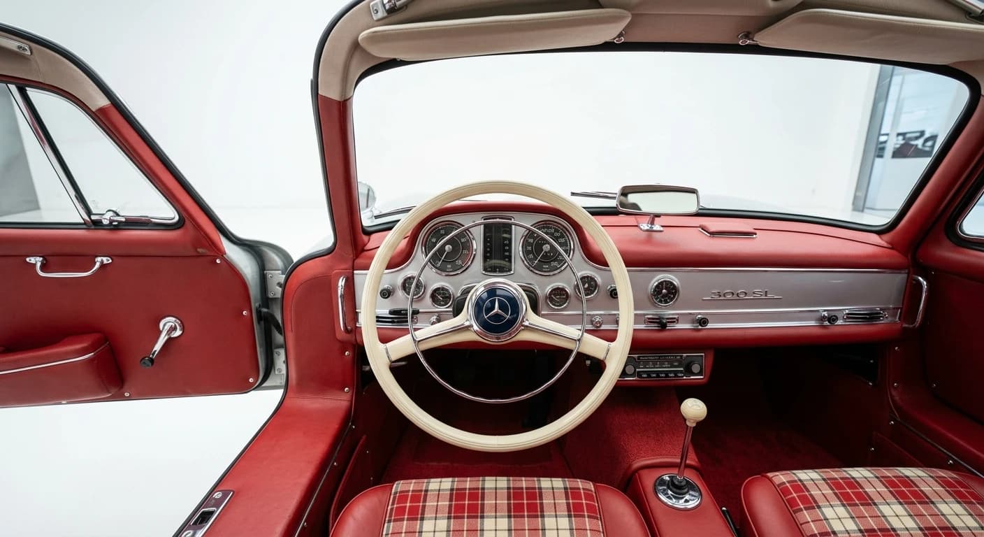 Mercedes-Benz 300 SL Gullwing 1954 - Dashboard view