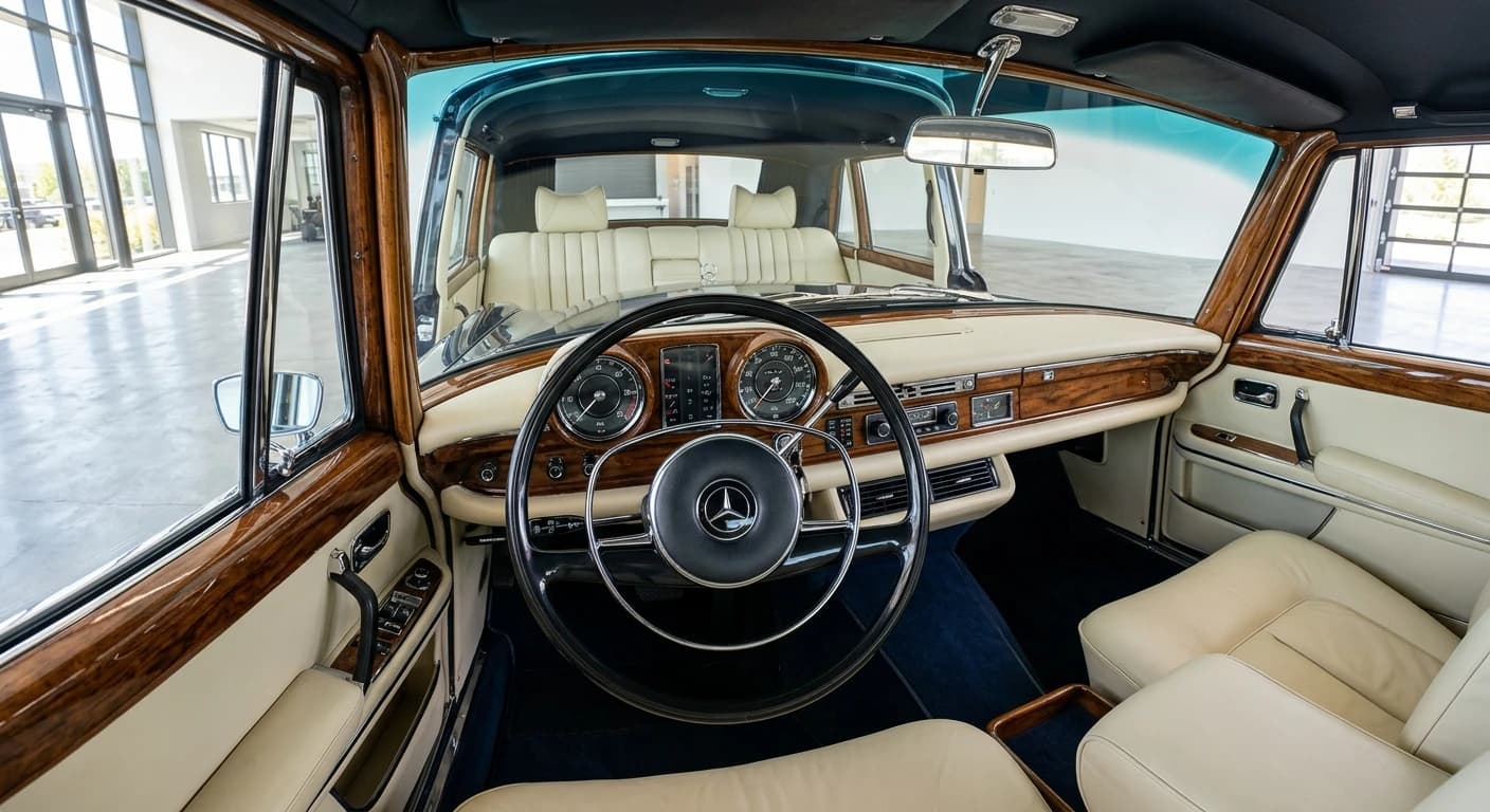 Mercedes-Benz 600 Pullman 1963 - Dashboard view