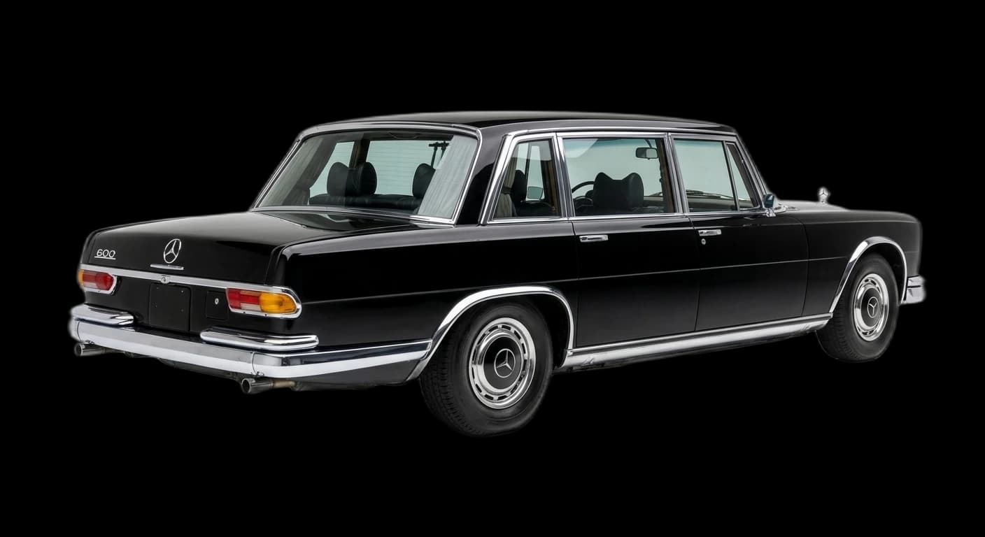 Mercedes-Benz 600 Pullman 1963 - Rear 3/4 view