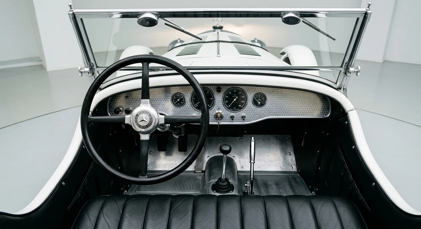 Mercedes-Benz SSK 1928 - Dashboard view