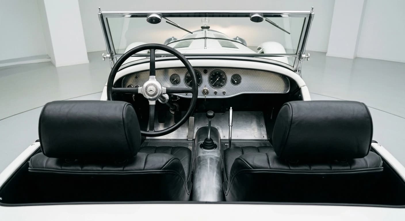 Mercedes-Benz SSK 1928 - Interior view
