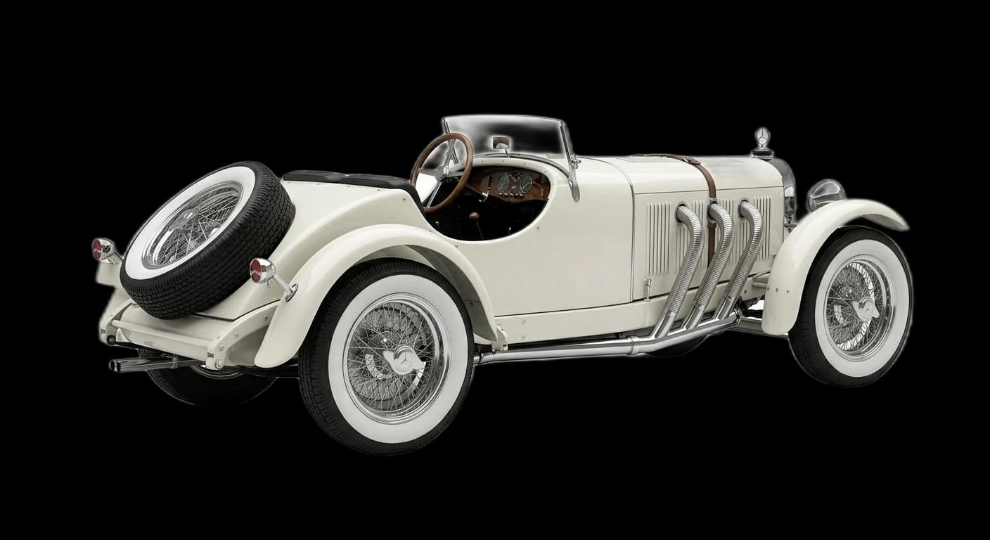 Mercedes-Benz SSK - Rear 3/4