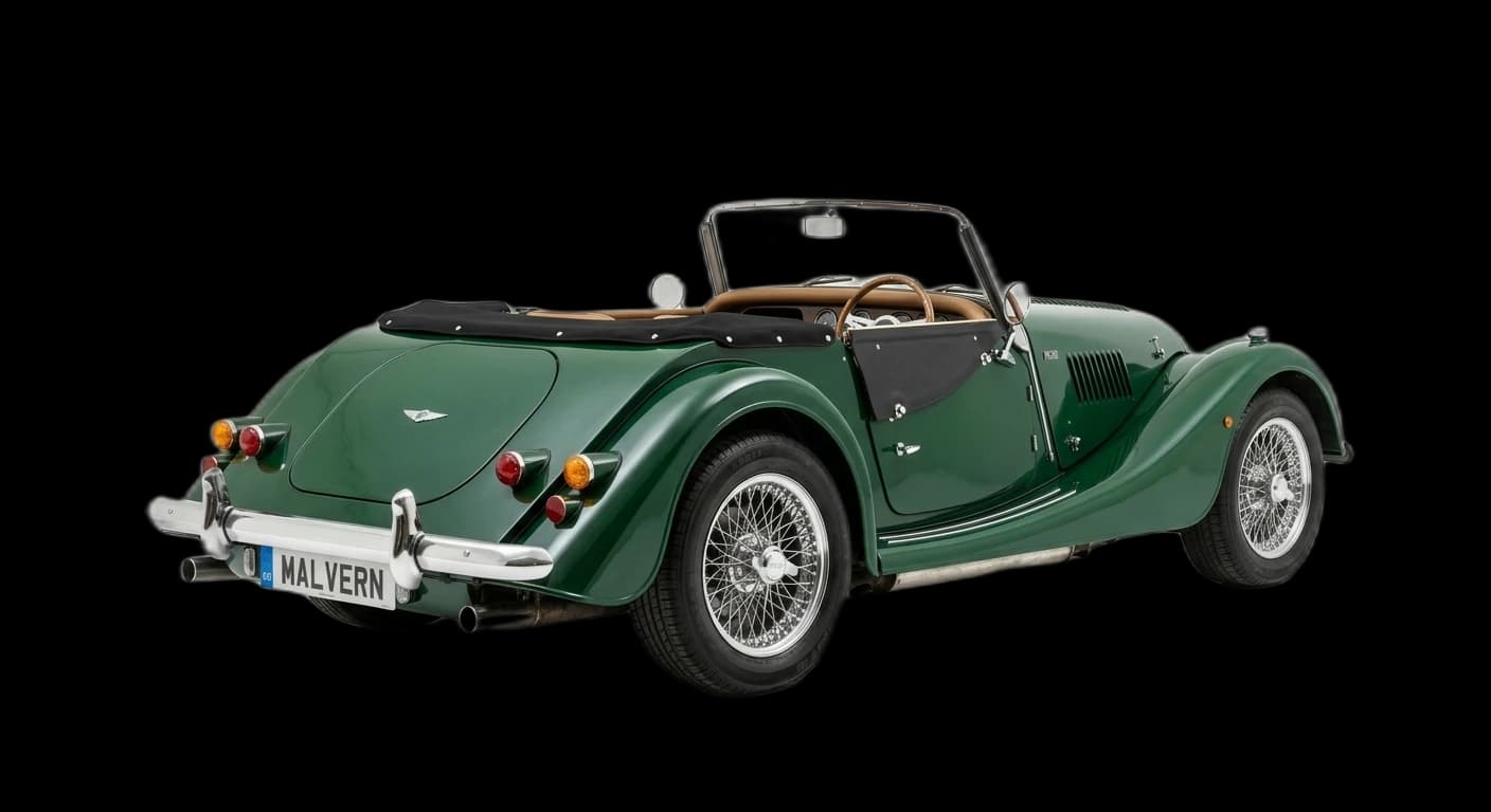 Morgan Plus 8 1968 - Rear 3/4 view