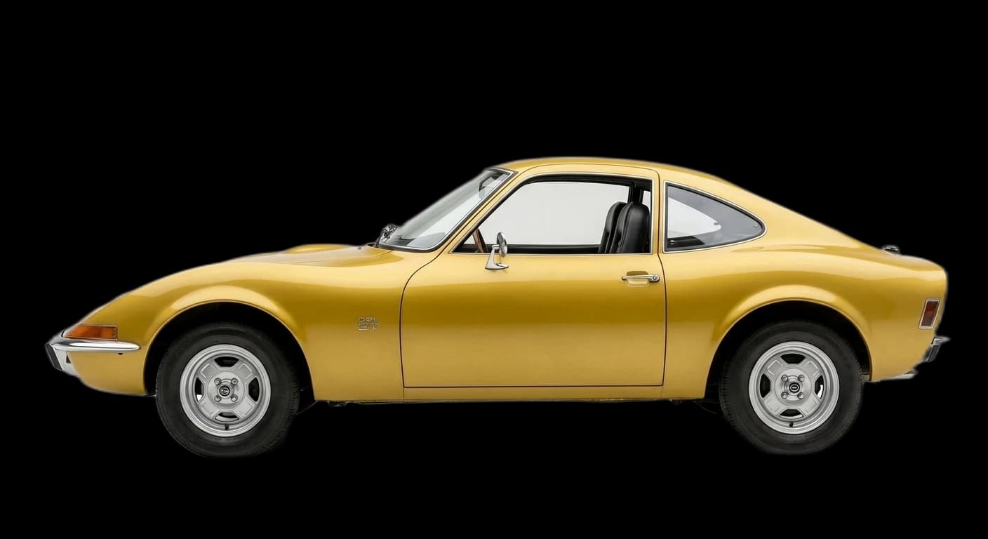 Opel GT 1900 1968 - Side view