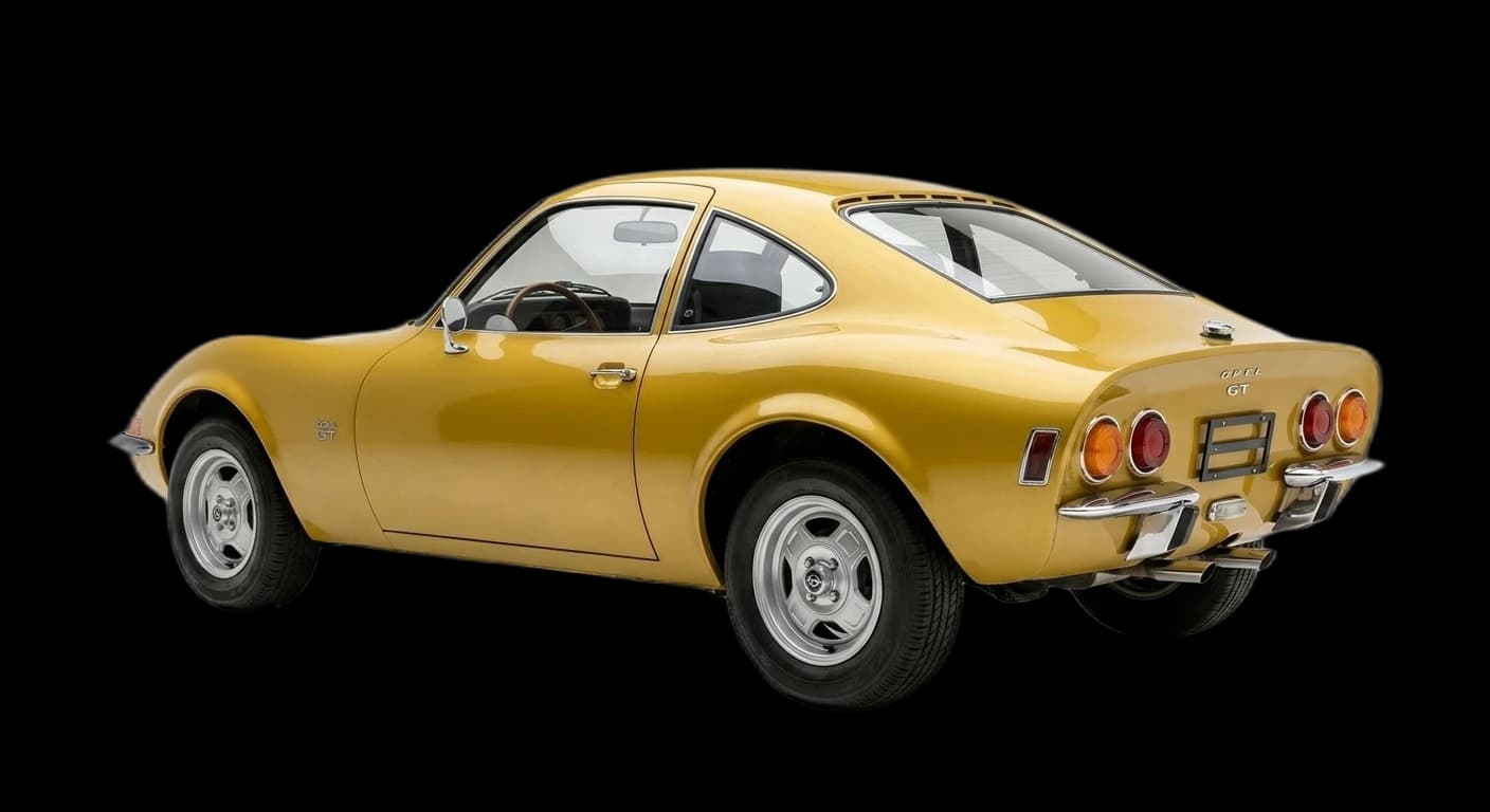 Opel GT 1900 1968 - Rear 3/4 view