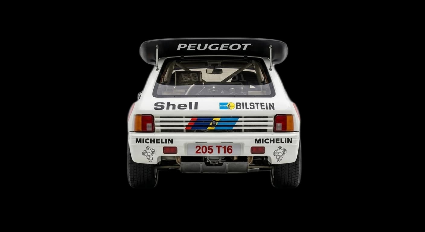 Peugeot 205 Turbo 16 1984 - Rear view