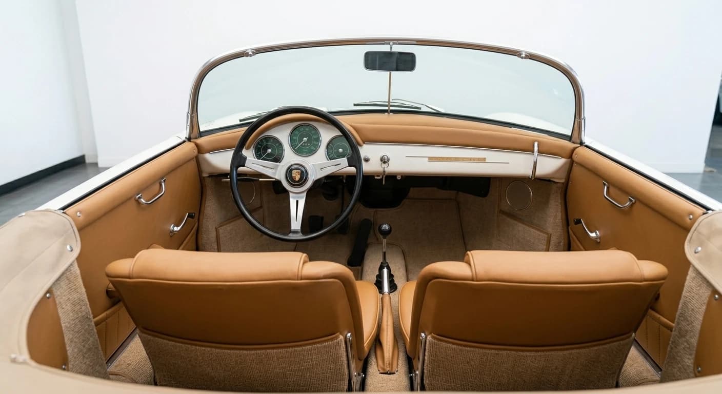 Porsche 356 Speedster 1948 - Interior view