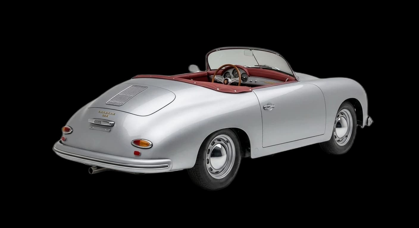 Porsche 356 Speedster 1948 - Rear 3/4 view