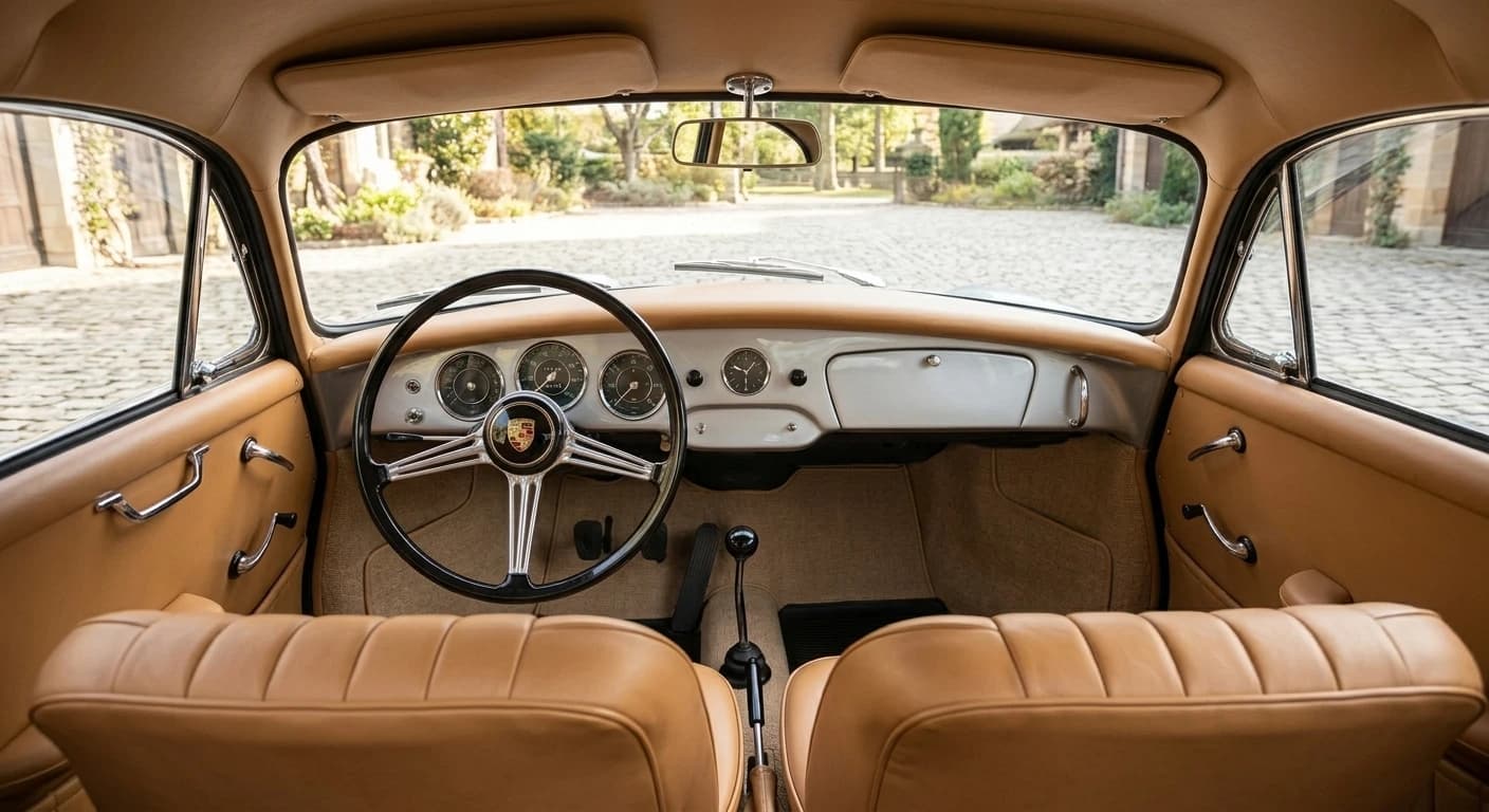 Porsche 356 Pre-A 1948 - Interior view