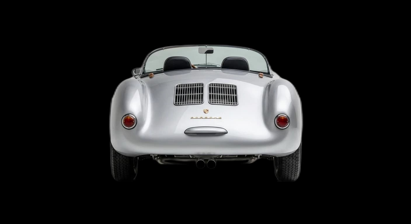 Porsche 550 Spyder 1953 - Rear view