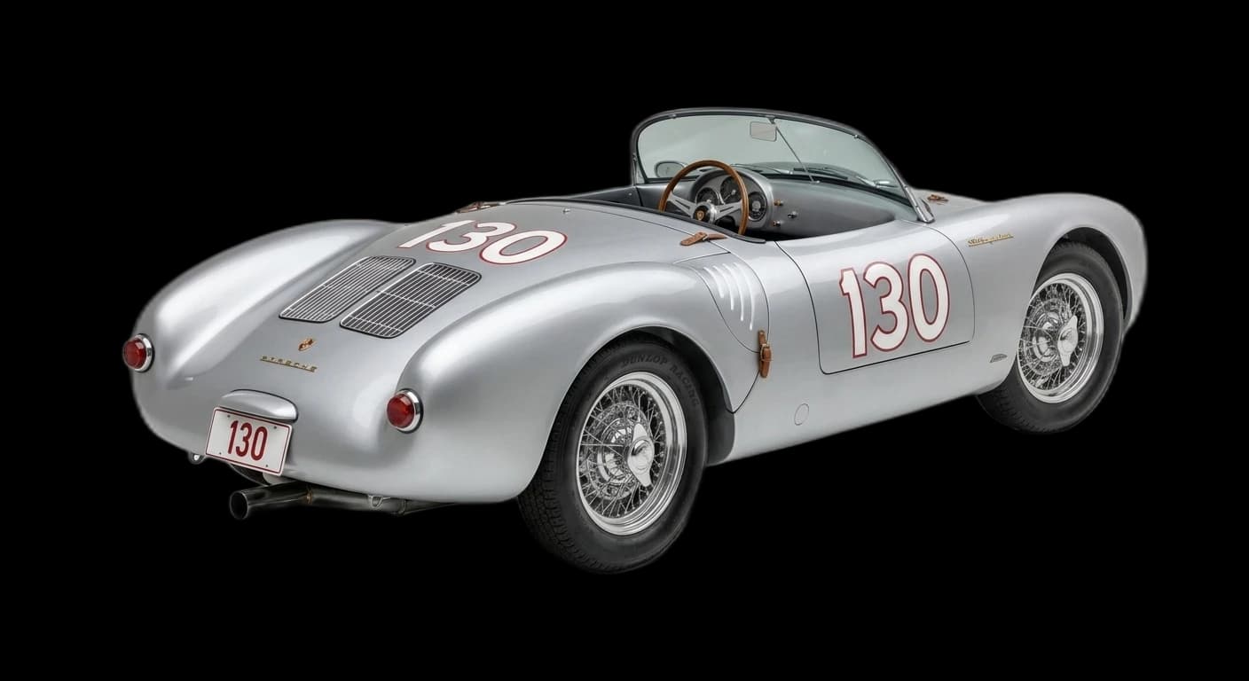 Porsche 550 Spyder 1953 - Rear 3/4 view