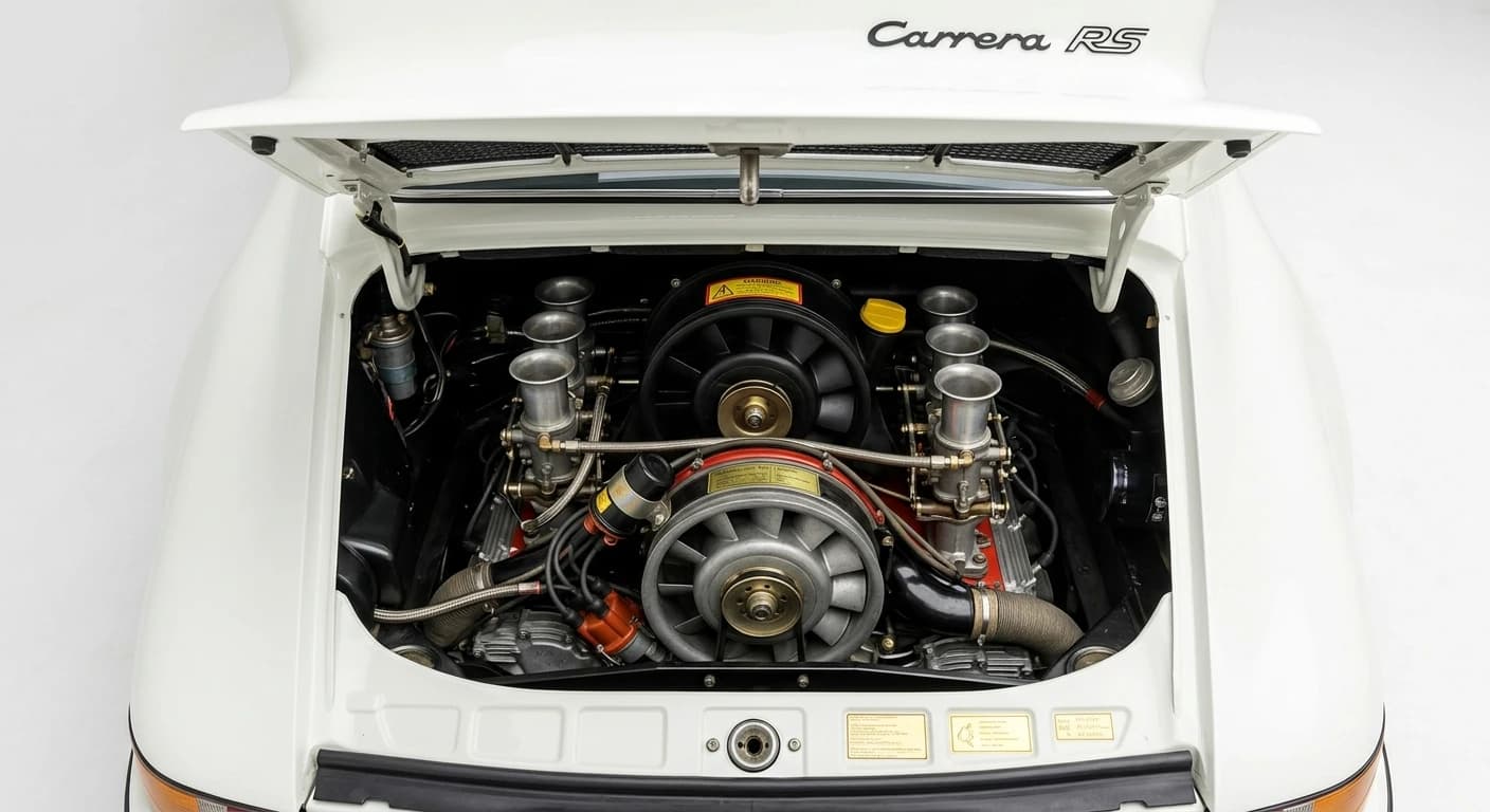 Porsche 911 Carrera RS 2.7 1972 - Engine Bay view