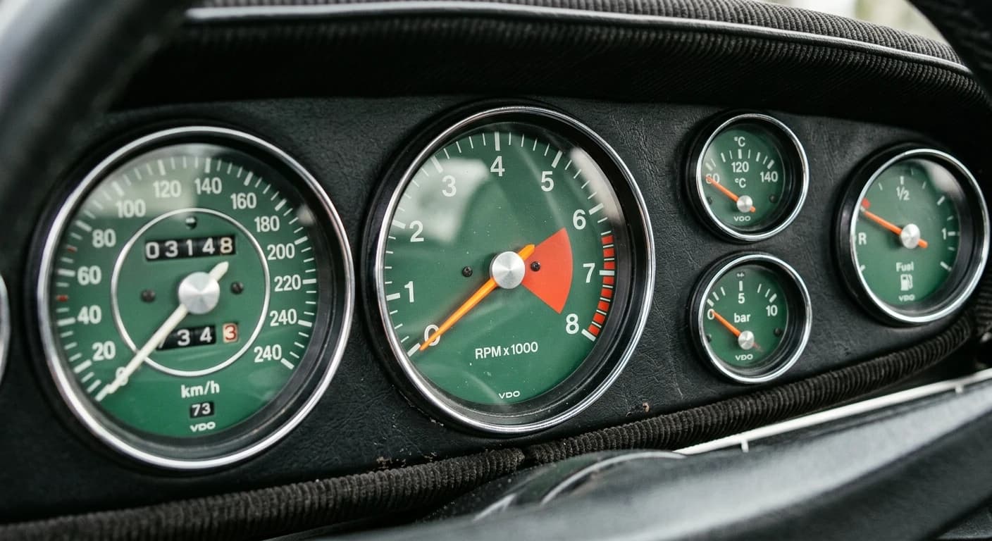 Porsche 911 Carrera RS 2.7 - Gauges