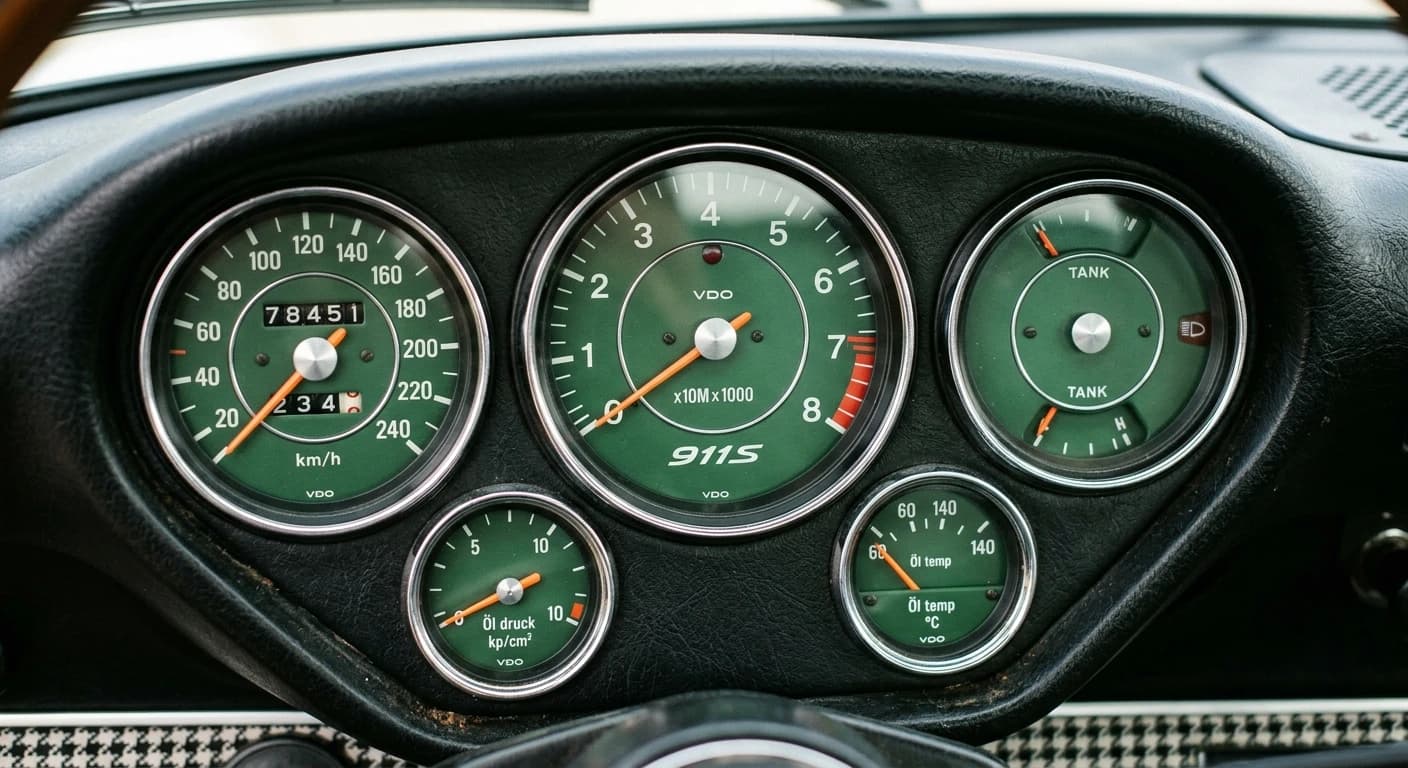 Porsche 911 Classic 2.2 S 1964 - Gauges view