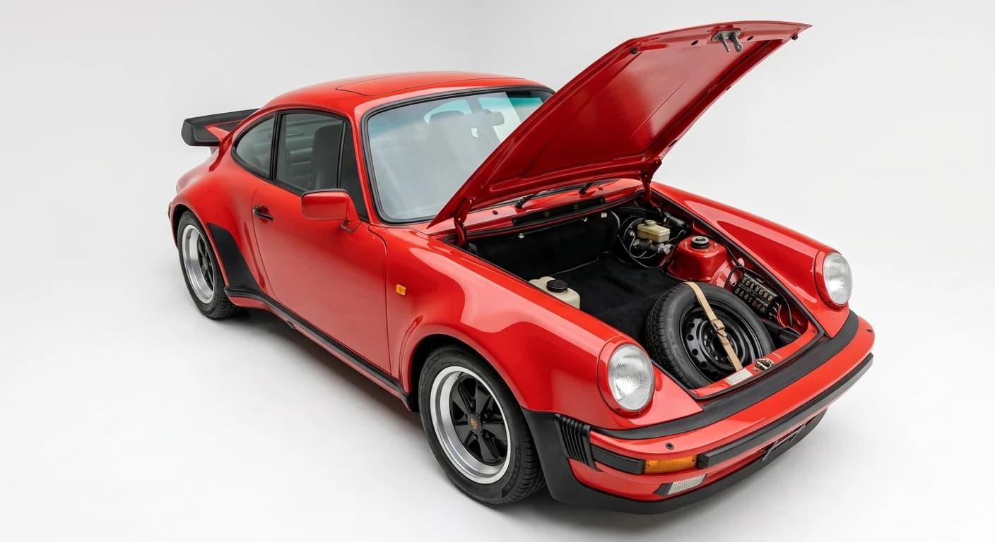 Porsche 911 Turbo (930) 1975 - Trunk view