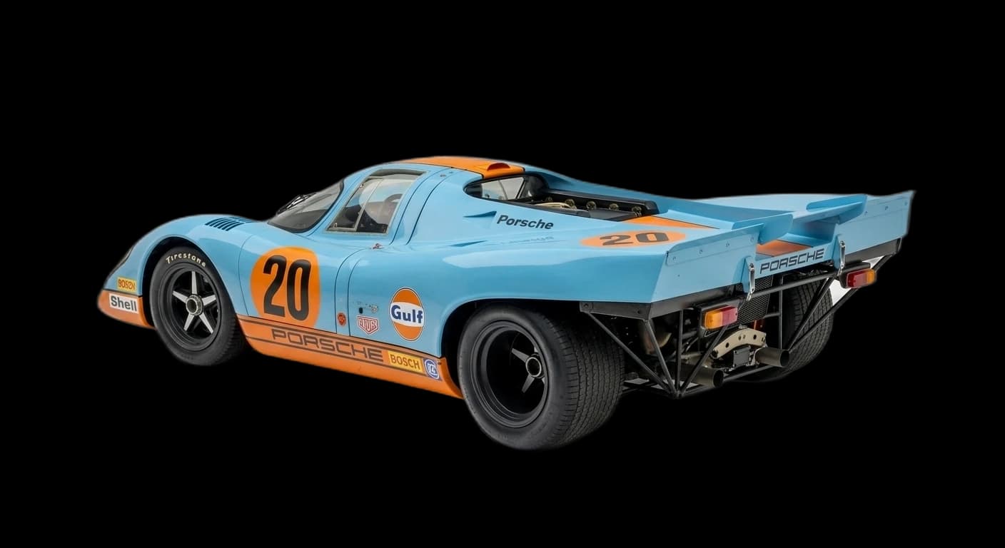 Porsche 917 1969 - Rear 3/4 view